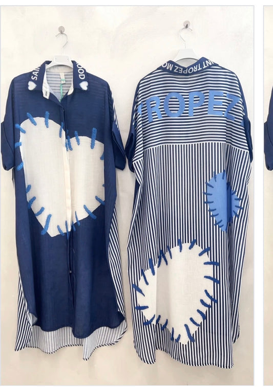 ROBE ST TROPEZ Oversize marine