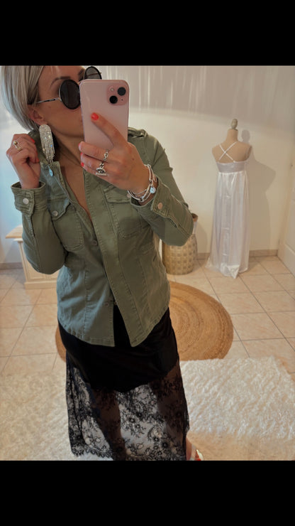 Boucles d’oreilles STRASS franges longs- ARGENT, OR & NOIR