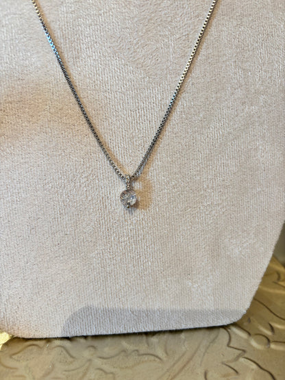 Collier Ras de Cou Zirconium ANDREA - ARGENT