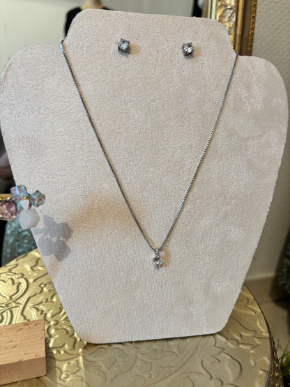 Collier Ras de Cou Zirconium ANDREA - ARGENT