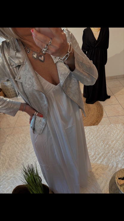 Collier pendentif Cœur LOVE - ARGENT