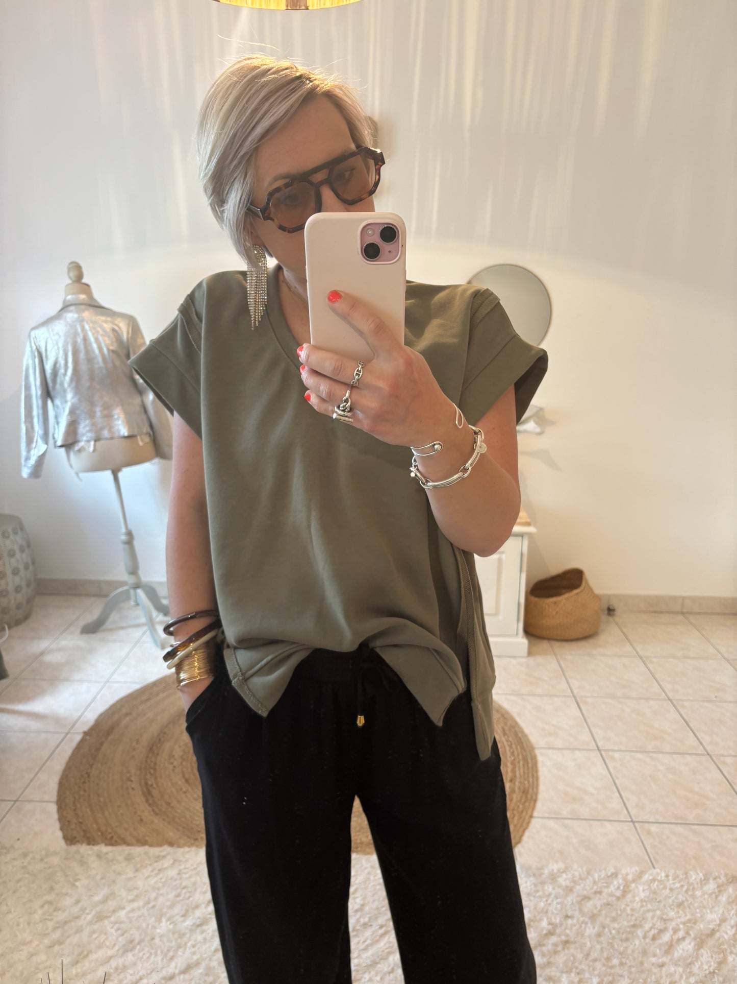 Pantalon Fluide ANAIS - NOIR