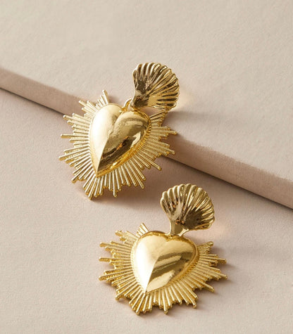 Boucles d’oreilles LOVE- OR & ARGENT