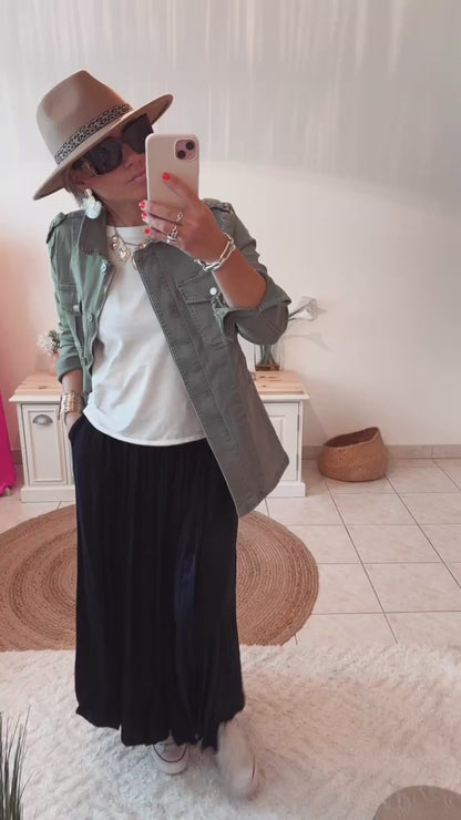 Jupe NINE fluide- DISPO en PLUSIEURS COULEURS 👇🏼